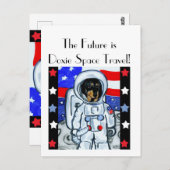 DOXIE ASTRONAUT BRIEFKAART (Voorkant / Achterkant)
