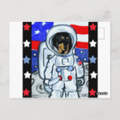 DOXIE ASTRONAUT BRIEFKAART (Achterkant)