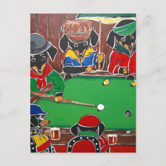 DOXIE BILLIARD BRIEFKAART (Voorkant)
