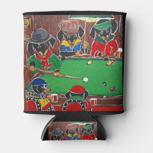 Doxie Billiards Blikjeskoeler (Voorkant)