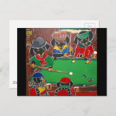 DOXIE BILLIARDS BRIEFKAART (Voorkant / Achterkant)