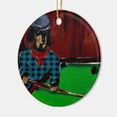 DOXIE BILLIARDS KERAMISCH ORNAMENT (Links)