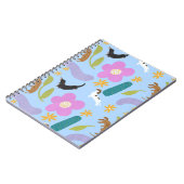 Doxie bloemen notebook #1 notitieboek (Linkerzijde)