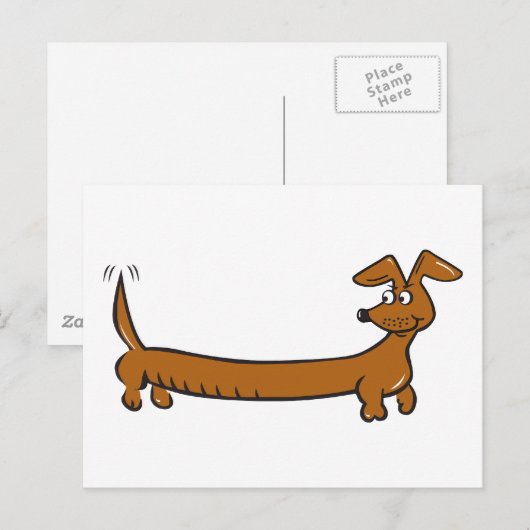 DOXIE-Cartoon Briefkaart (Voorkant / Achterkant)