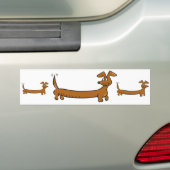 DOXIE-Cartoon Bumpersticker (Op auto)
