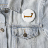 DOXIE-Cartoon Ronde Button 5,7 Cm (In situ)
