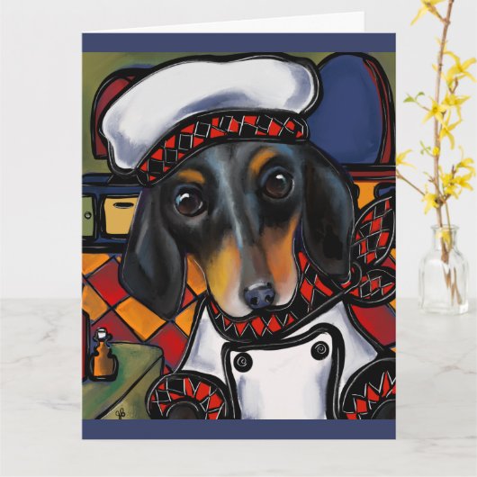 DOXIE CHEF KAART (Gele Bloem)