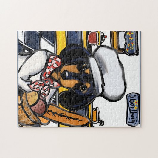 Doxie Chef Legpuzzel (Horizontaal)