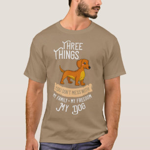 Doxie Dachshund Dog Puppies Owner Lover _23 T-shirt