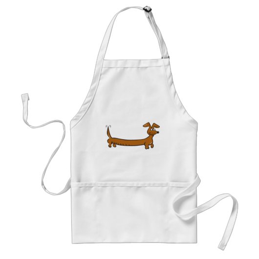 Doxie Dachshund Standaard Schort (Voorkant)