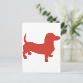 Doxie - Dacshund Briefkaart (Staand voorkant)