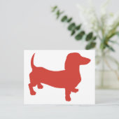 Doxie - Dacshund Briefkaart (Staand voorkant)