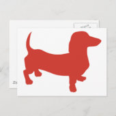 Doxie - Dacshund Briefkaart (Voorkant / Achterkant)