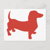 Doxie - Dacshund Briefkaart (Voorkant)