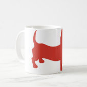 Doxie - Dacshund Koffiemok (Voorkant links)