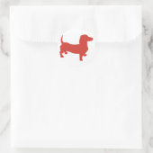 Doxie - Dacshund Ronde Sticker (Tas)
