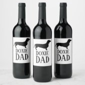 Doxie Dad Wijn Etiket (Flessen)
