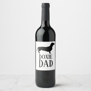Doxie Dad Wijn Etiket