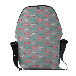 Doxie Dash - Roze Messenger Bag