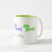 Doxie Day Tweekleurige Koffiemok (Voorkant rechts)
