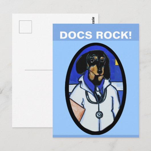 DOXIE DOCTOR BRIEFKAART (Voorkant / Achterkant)