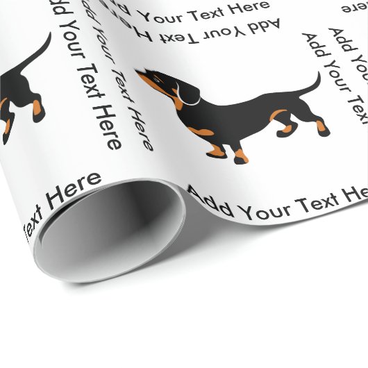 Doxie Dog Love - Cute Little Dachshund Cadeaupapier (Rol Hoek)
