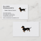 Doxie Dog Love - Cute Little Dachshund Visitekaartje (Voorkant / Achterkant)