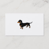 Doxie Dog Love - Cute Little Dachshund Visitekaartje (Achterkant)