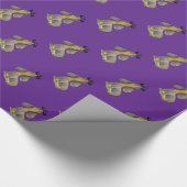 Doxie dog Mustache dachshund Paper Gift Wrapping Cadeaupapier (Hoek)