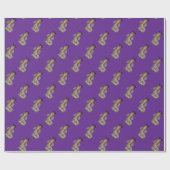 Doxie dog Mustache dachshund Paper Gift Wrapping Cadeaupapier (Vlak)