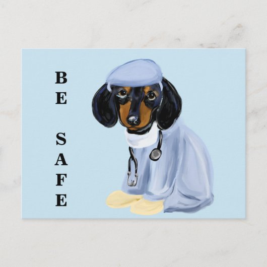 Doxie Dokter Briefkaart (Voorkant)