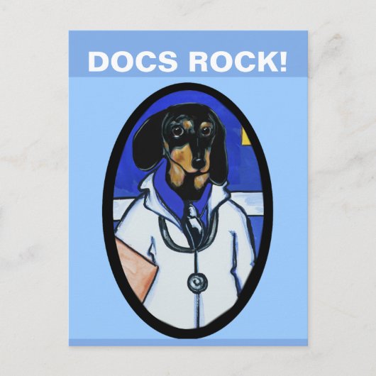 DOXIE DOKTER BRIEFKAART (Voorkant)