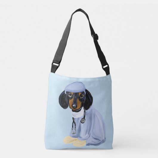 Doxie Dokter Crossbody Tas (Voorkant)