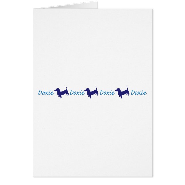 Doxie-Doxie-Doxie - Dachshond (Voorkant)