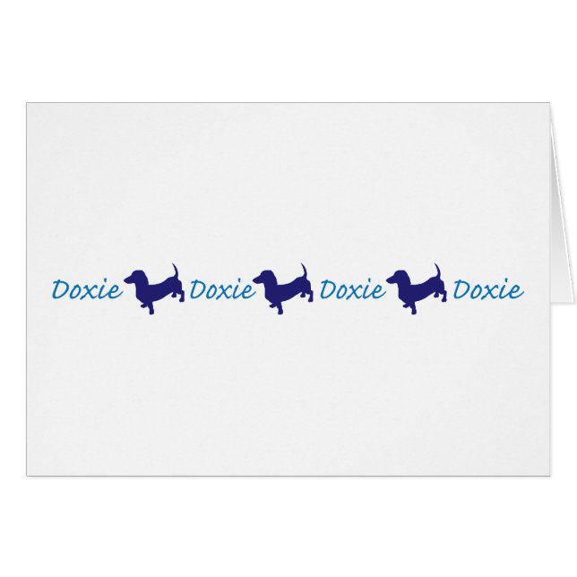 Doxie-Doxie-Doxie - Dachshund (Voorkant Horizontaal)