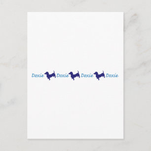 Doxie-Doxie-Doxie - Dachshund Briefkaart