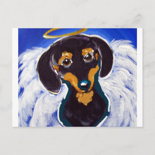 Doxie Engel Briefkaart (Voorkant)
