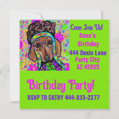 Doxie Feestje  Kaart (Voorkant)