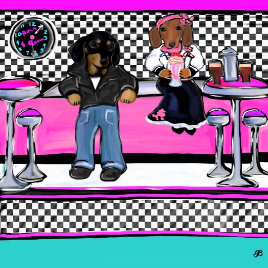 Doxie Feestje  Kaart