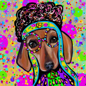 Doxie Feestje  Kaart