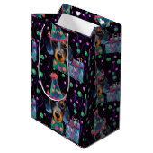 Doxie Feestje Medium Cadeauzakje (Achterkant Gekanteld)