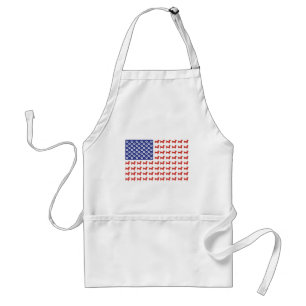 DOXIE-FLAG-T-shirt Standaard Schort