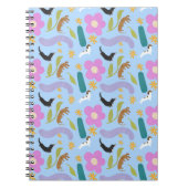 Doxie floral notebook #1 notitieboek (Voorkant)