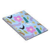 Doxie floral notebook #1 notitieboek (Rechterzijde)