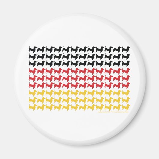 DOXIE-GERMAN-FLAG MAGNEET (Voorkant)