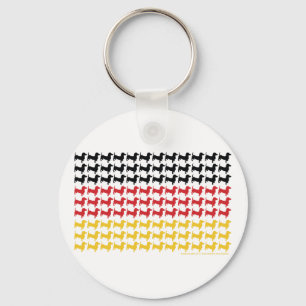 DOXIE-GERMAN-FLAG SLEUTELHANGER