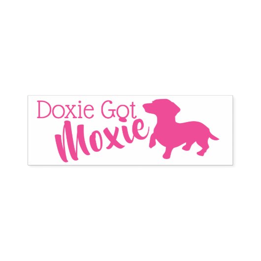 Doxie Got Moxie Zelfinkende Stempel (Design)
