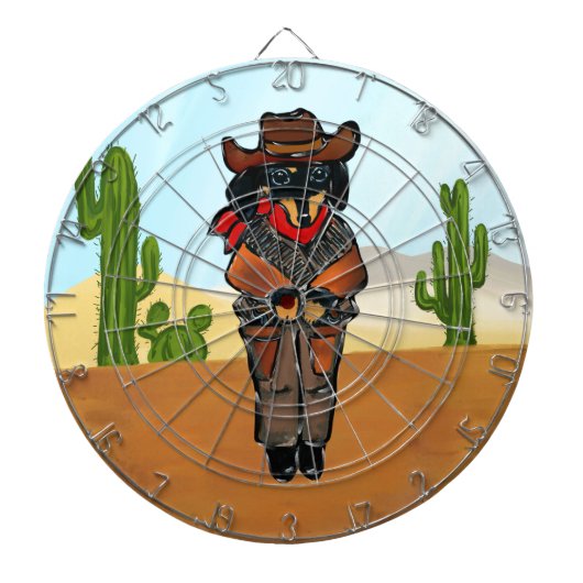 Doxie Gunslinger Dartbord (Voorkant)