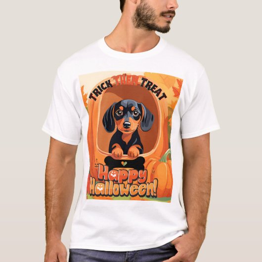 Doxie Halloween Shirt (Voorkant)
