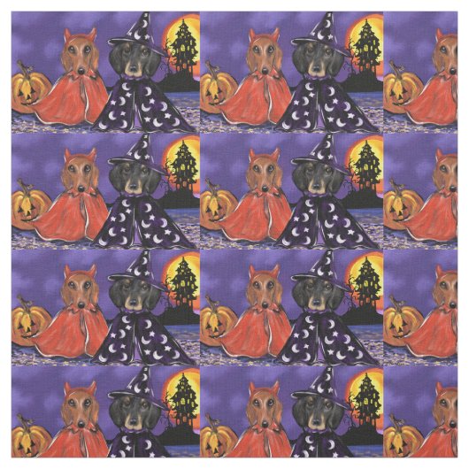 Doxie Halloween Stof (Swatch)